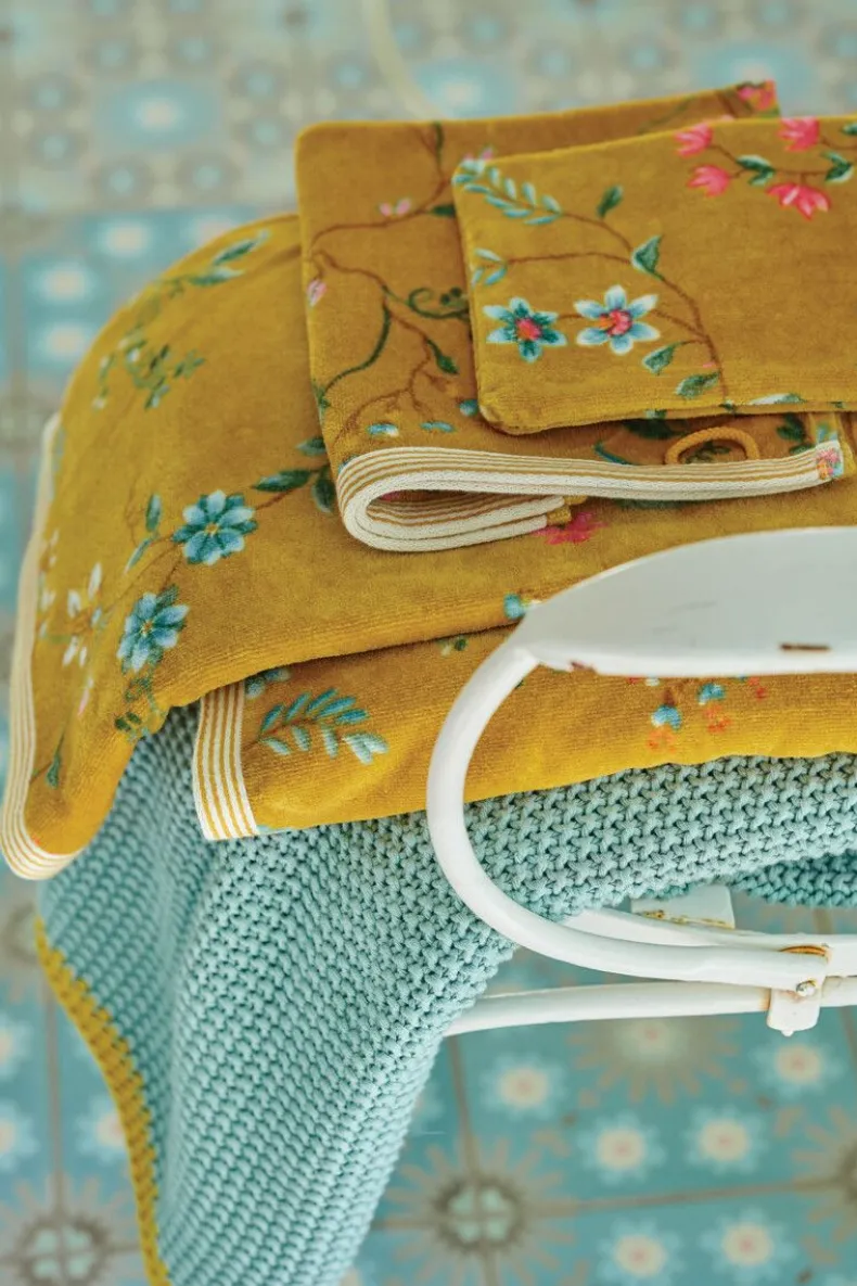 Badhanddoek Set/3 Les Fleurs 55X100 Cm