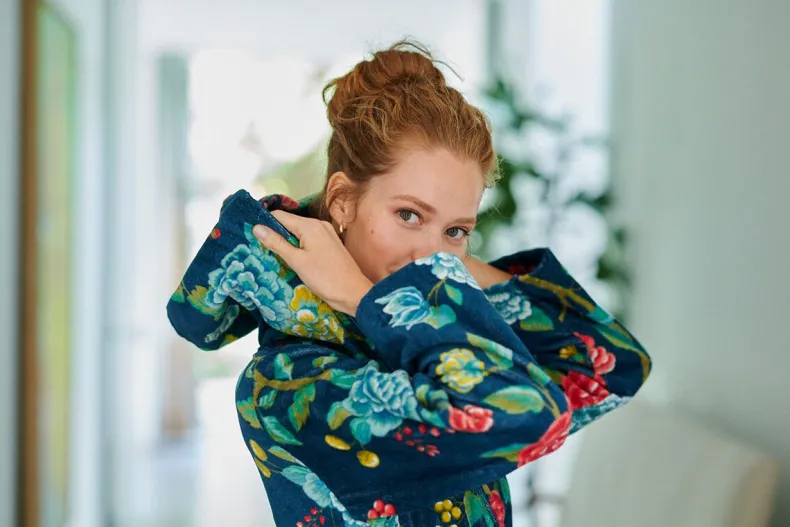 Badjas Good Evening Donker