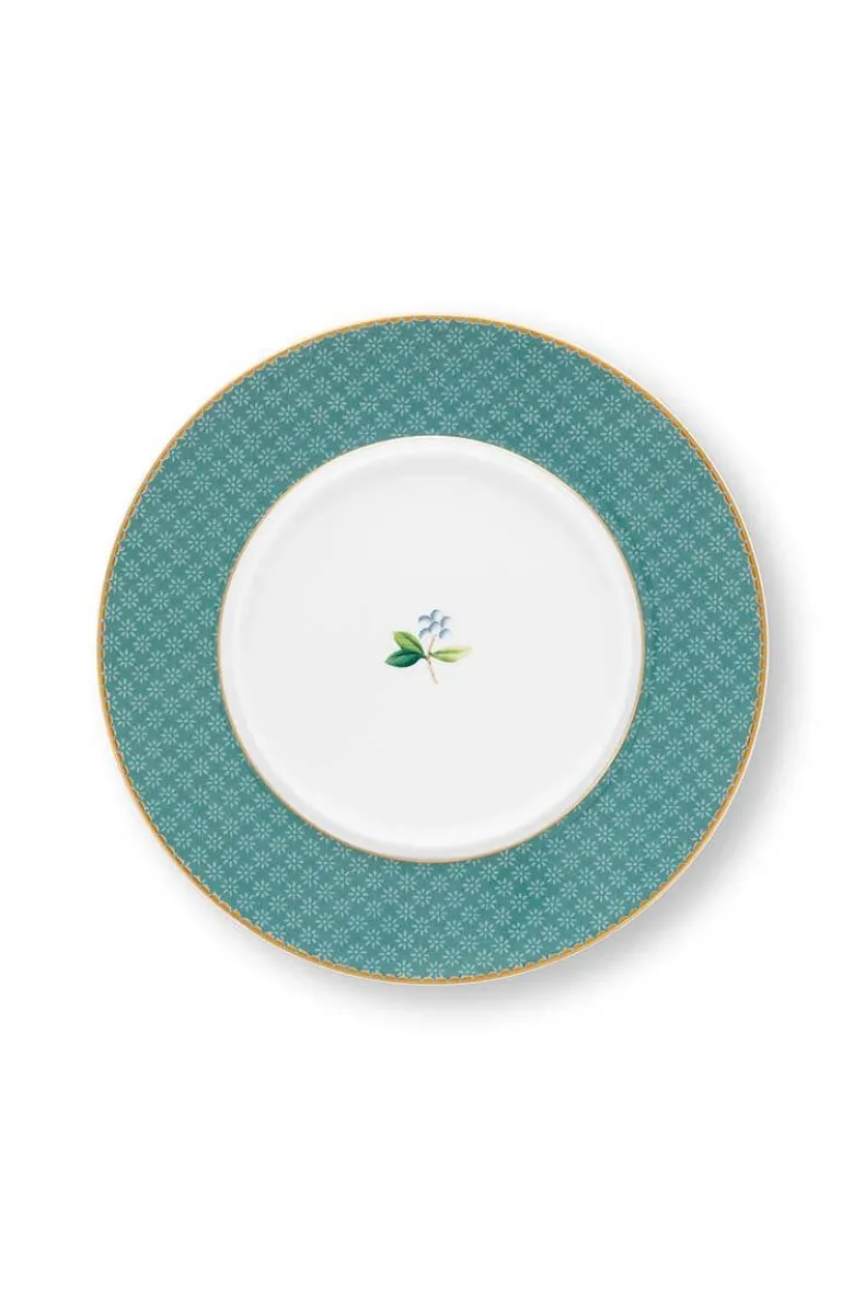 Blushing Birds Botervloot Rond Blue