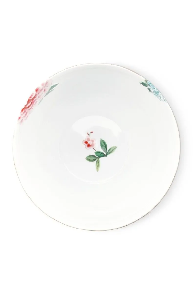 Blushing Birds Grote Kom Wit 23 Cm