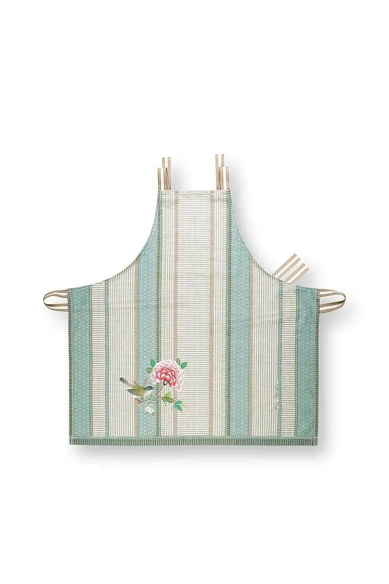 Blushing Birds Keukenschort Blauw