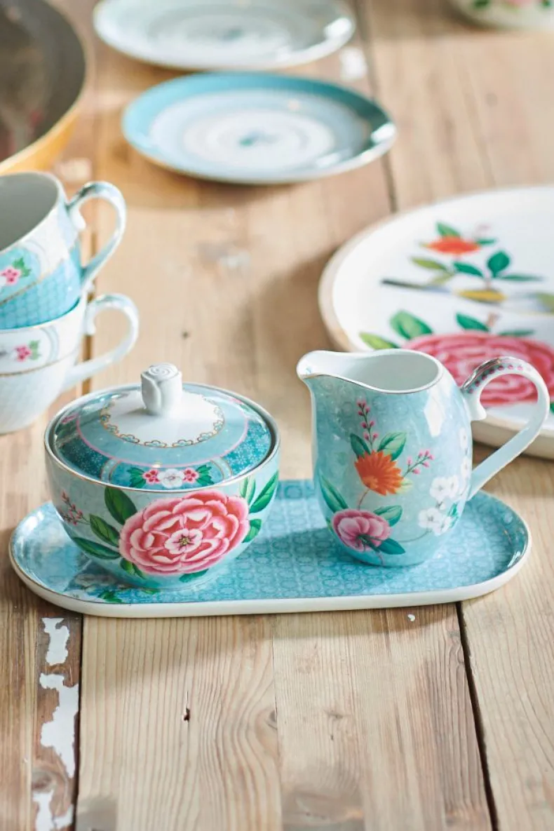 Blushing Birds Suiker & Melkschaal