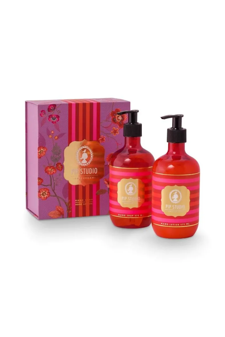 Cadeauset Handzeep & Handlotion Jasmijn Thee Bladeren 475Ml
