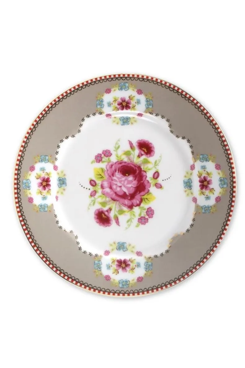 Floral Gebaksbord 17 Cm