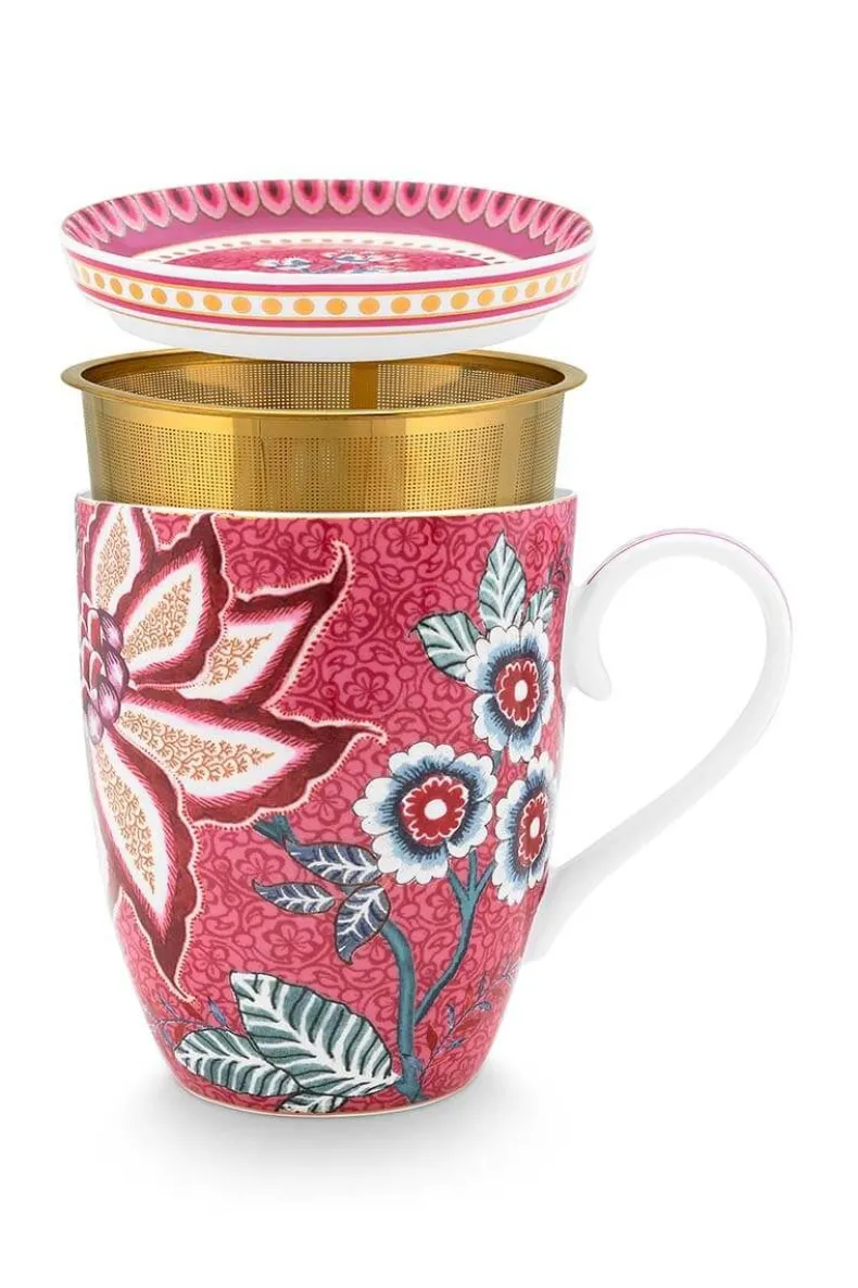 Flower Festival Eenpersoons Thee Donker