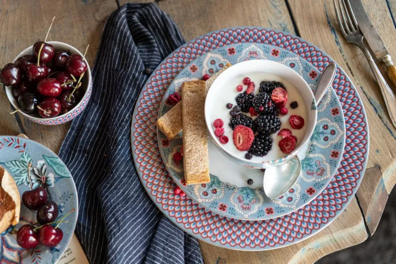 Flower Festival Kom Rood/Light 9.5 Cm