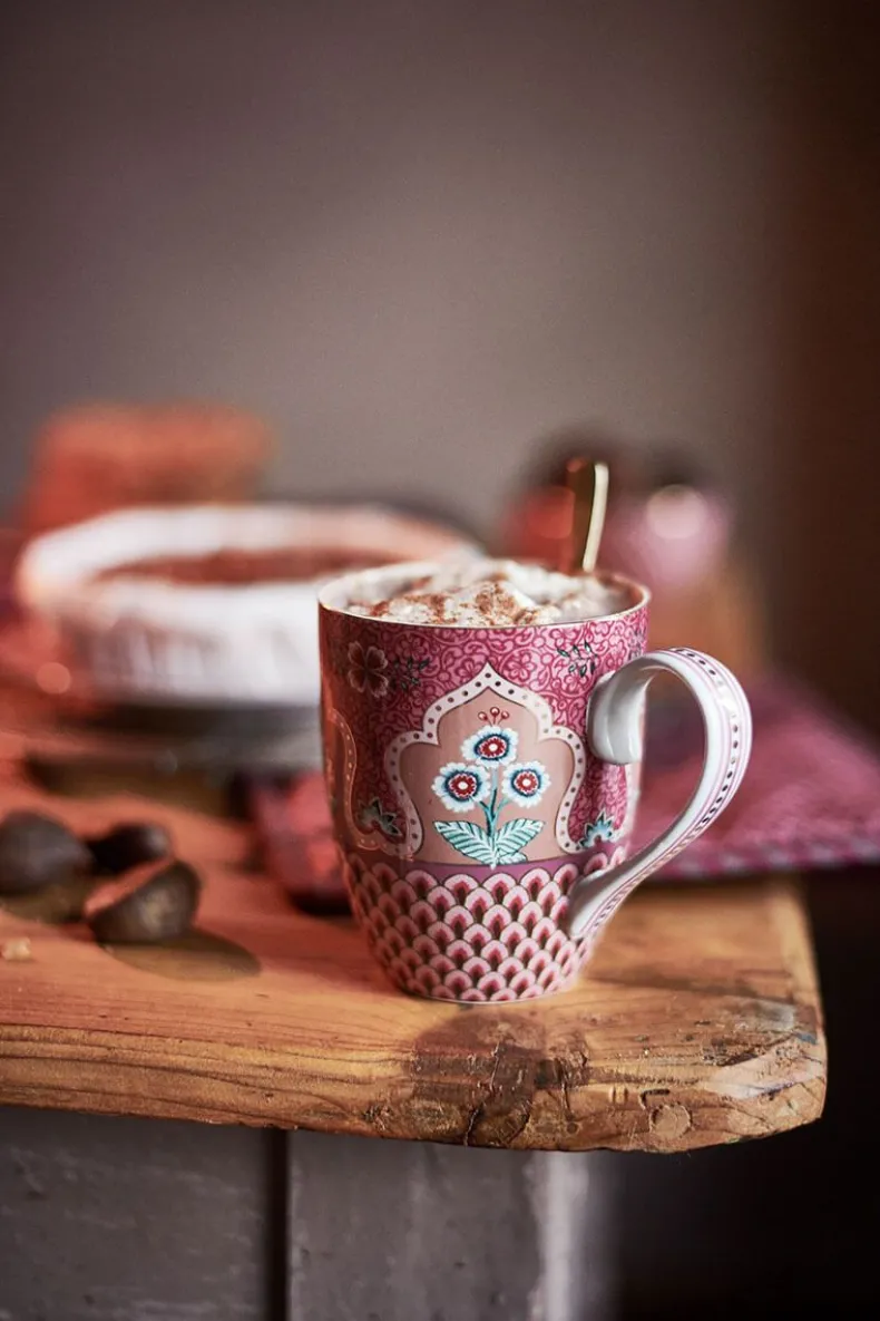 Flower Festival Mok Xl Deco Donker