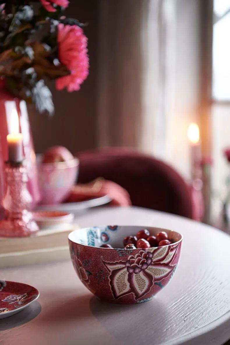 Flower Festival Ontbijt Set/3 Donker