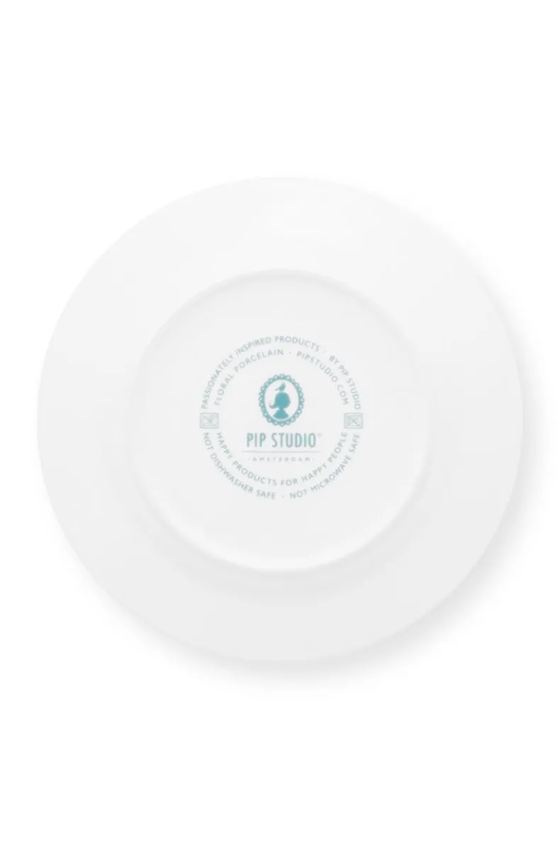 Flower Festival Set/4 Ontbijtborden Licht 21Cm