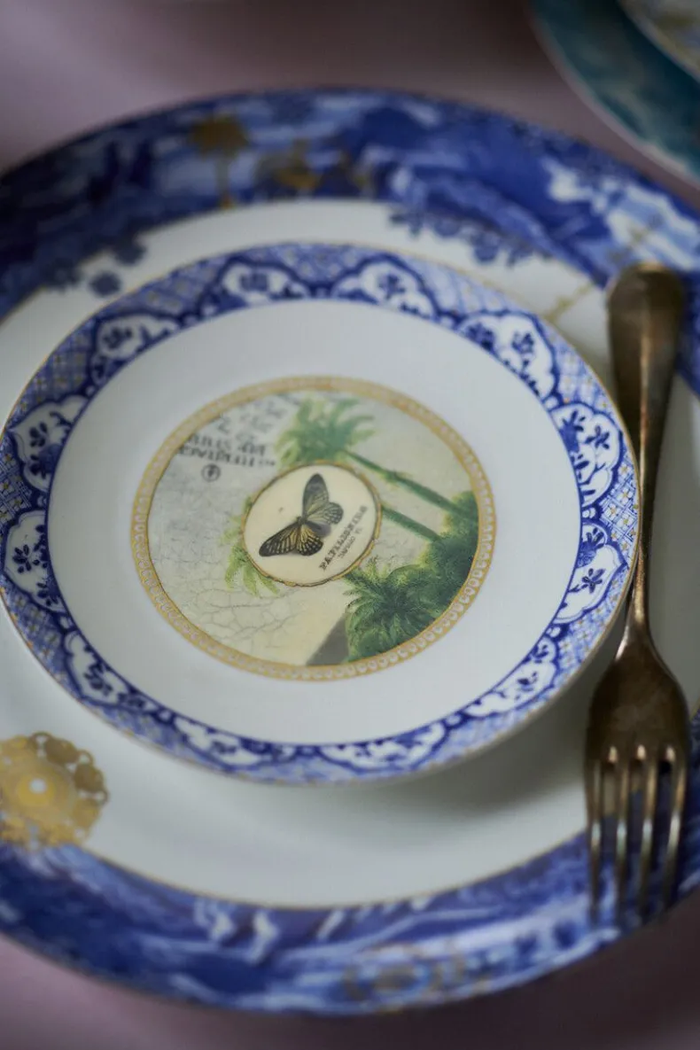 Heritage Dinerbord Grens Blauw 26.5 Cm