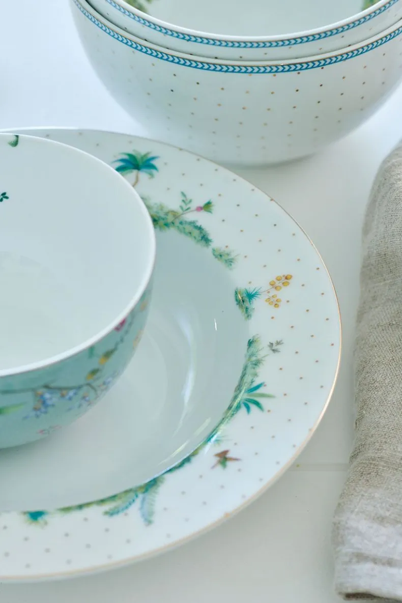 Jolie Diep Bord Dots Gold 21.5 Cm