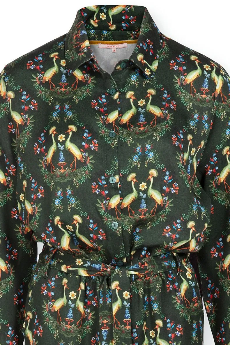 Jumpsuit Flirting Birds Groen