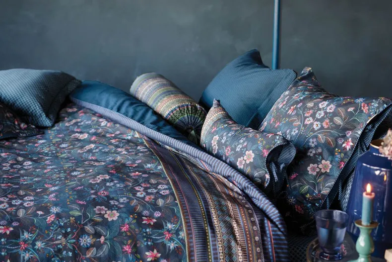 Kussensloop Mirrorama Donkerblauw