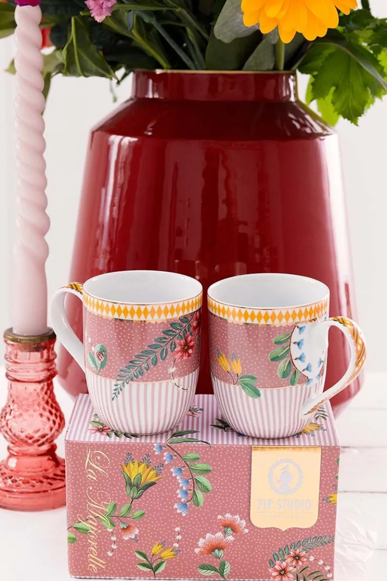 La Majorelle Set/2 Mokken Klein Roze