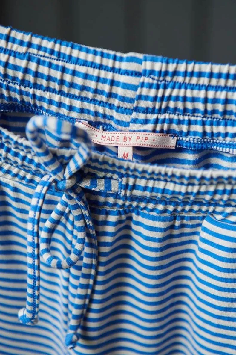 Lange Broek Little Sumo Stripe Kobalt