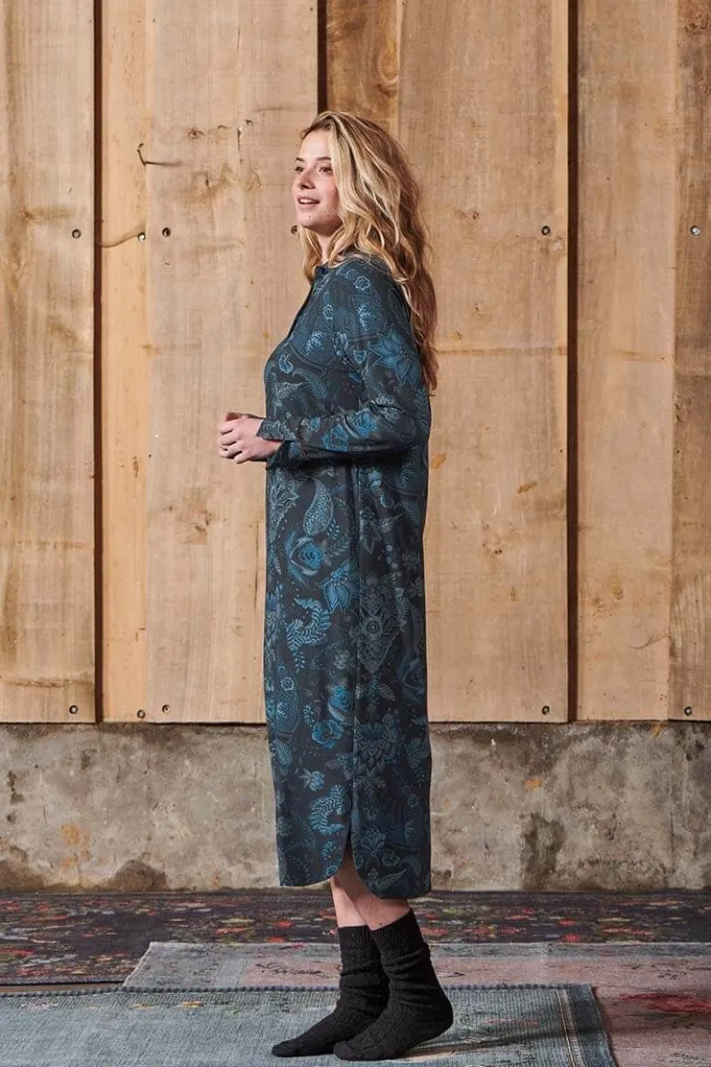 Nachthemd Lange Mouw Kyoto Festival Donker