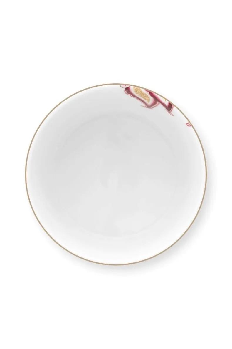 Oriental Flower Festival Set/4 Kommen Donker 12Cm