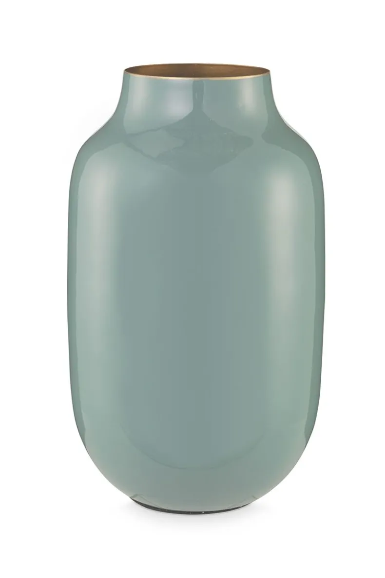 Ovale Vaas Metaal 30 Cm