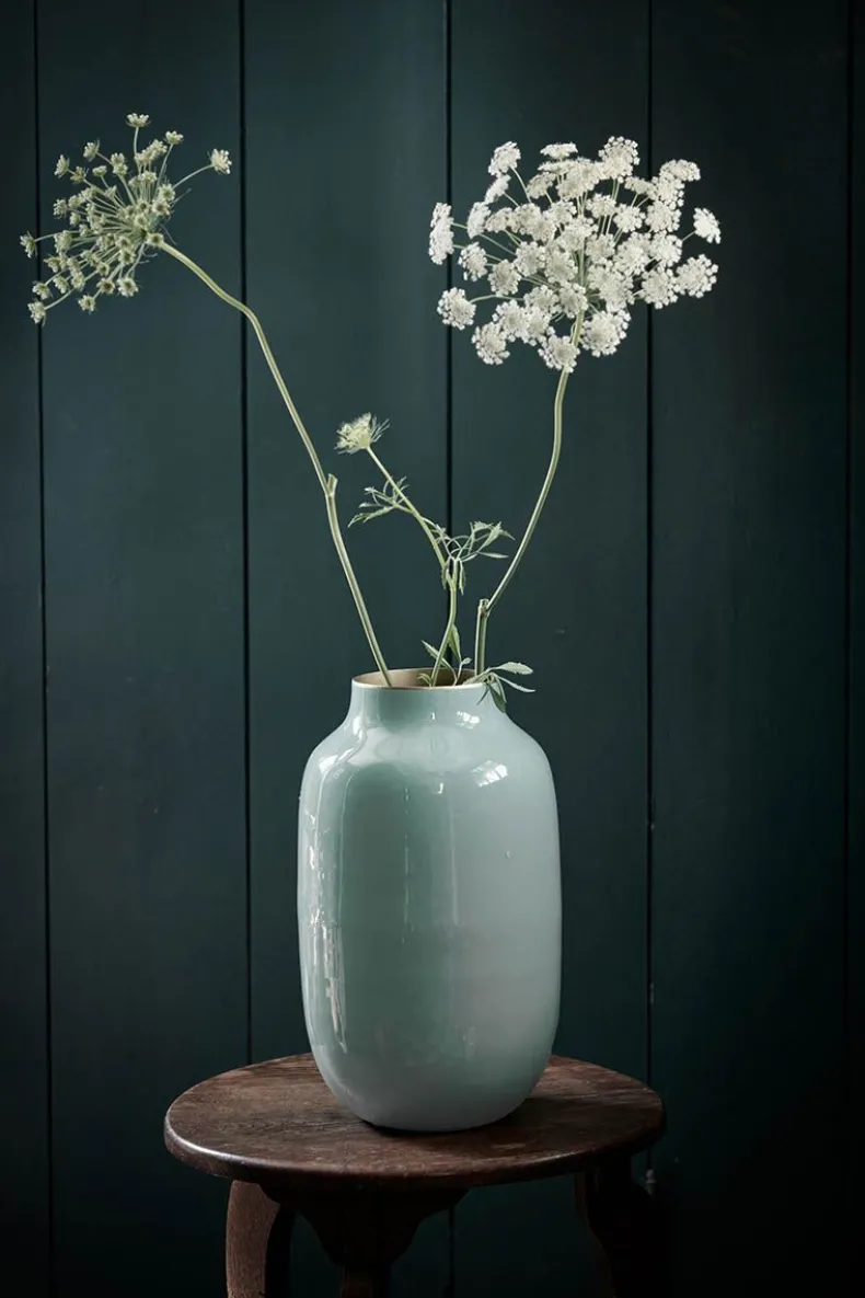 Ovale Vaas Metaal 30 Cm