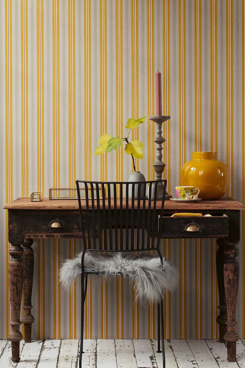 Pip Studio Blurred Lines Vliesbehang Beige/