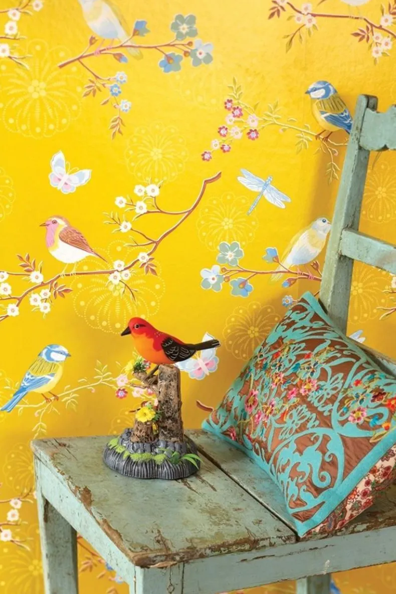 Pip Studio Early Bird Vliesbehang Geel