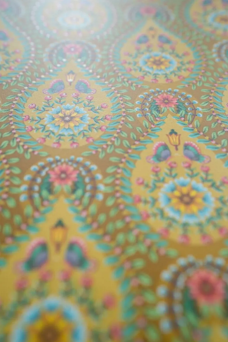 Pip Studio Raindrops Vliesbehang /Oker