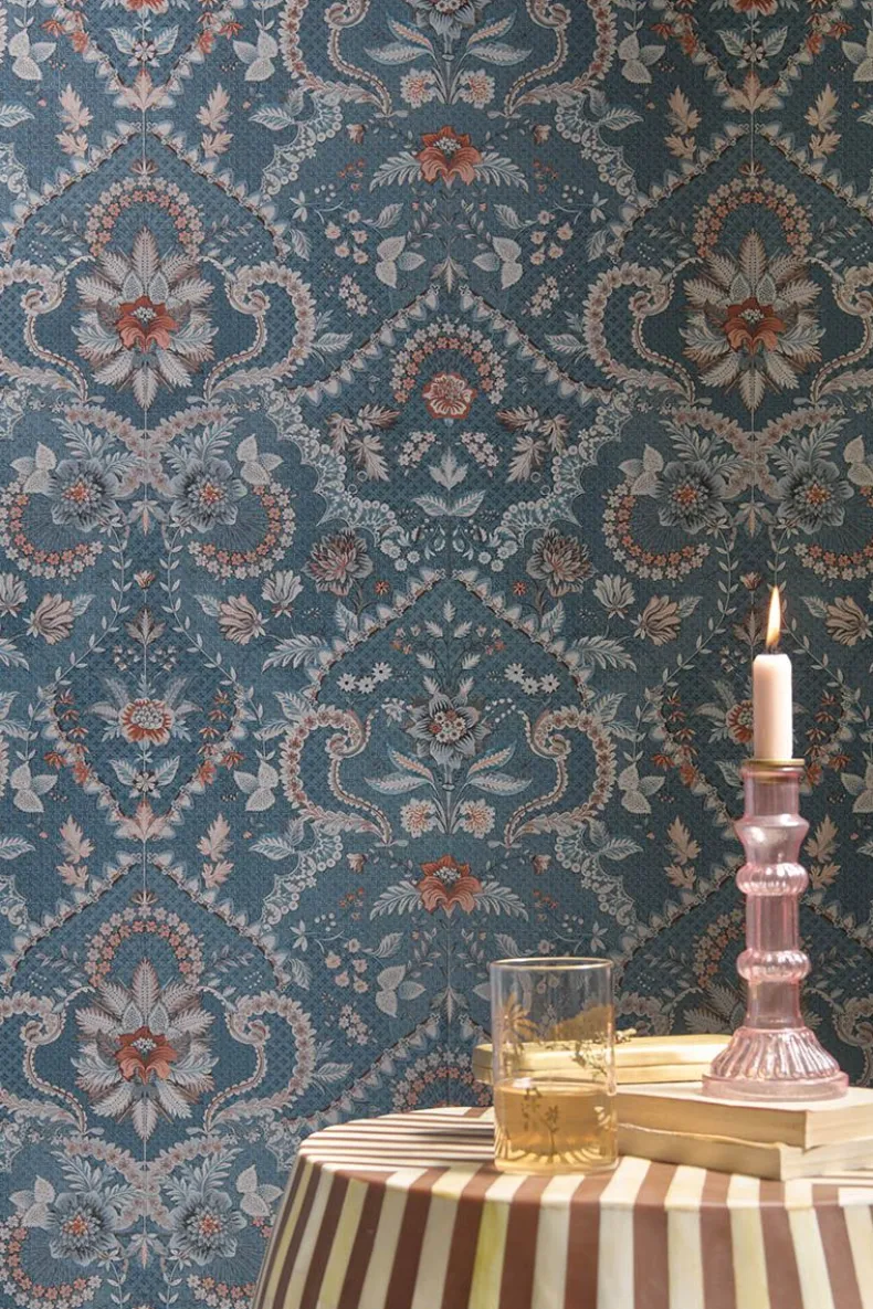 Pip Studio Saluti Vinylbehang Denim