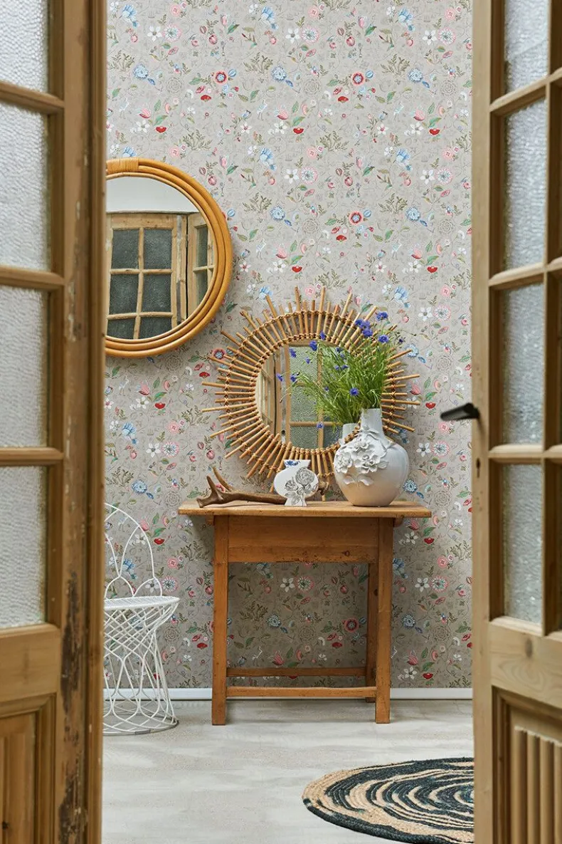 Pip Studio Spring To Life Vliesbehang Khaki