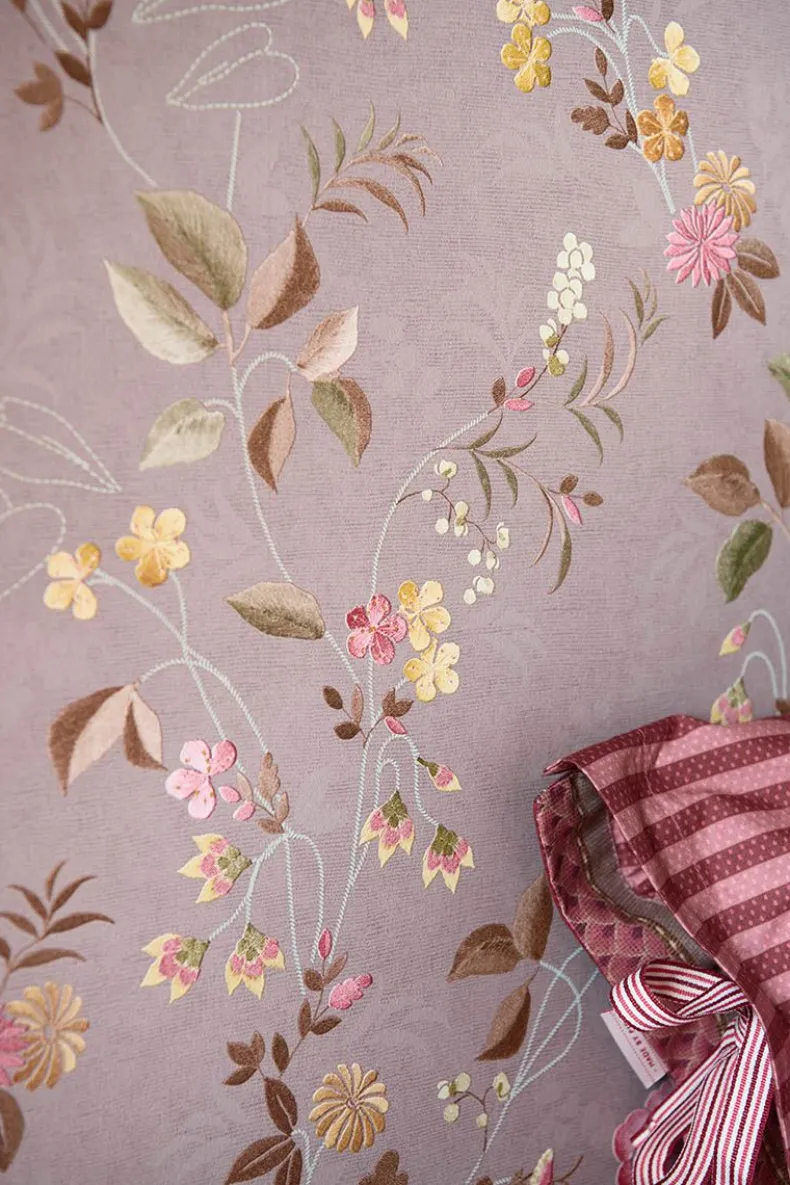 Pip Studio Tokyo Blossom Vliesbehang Roze Mauve