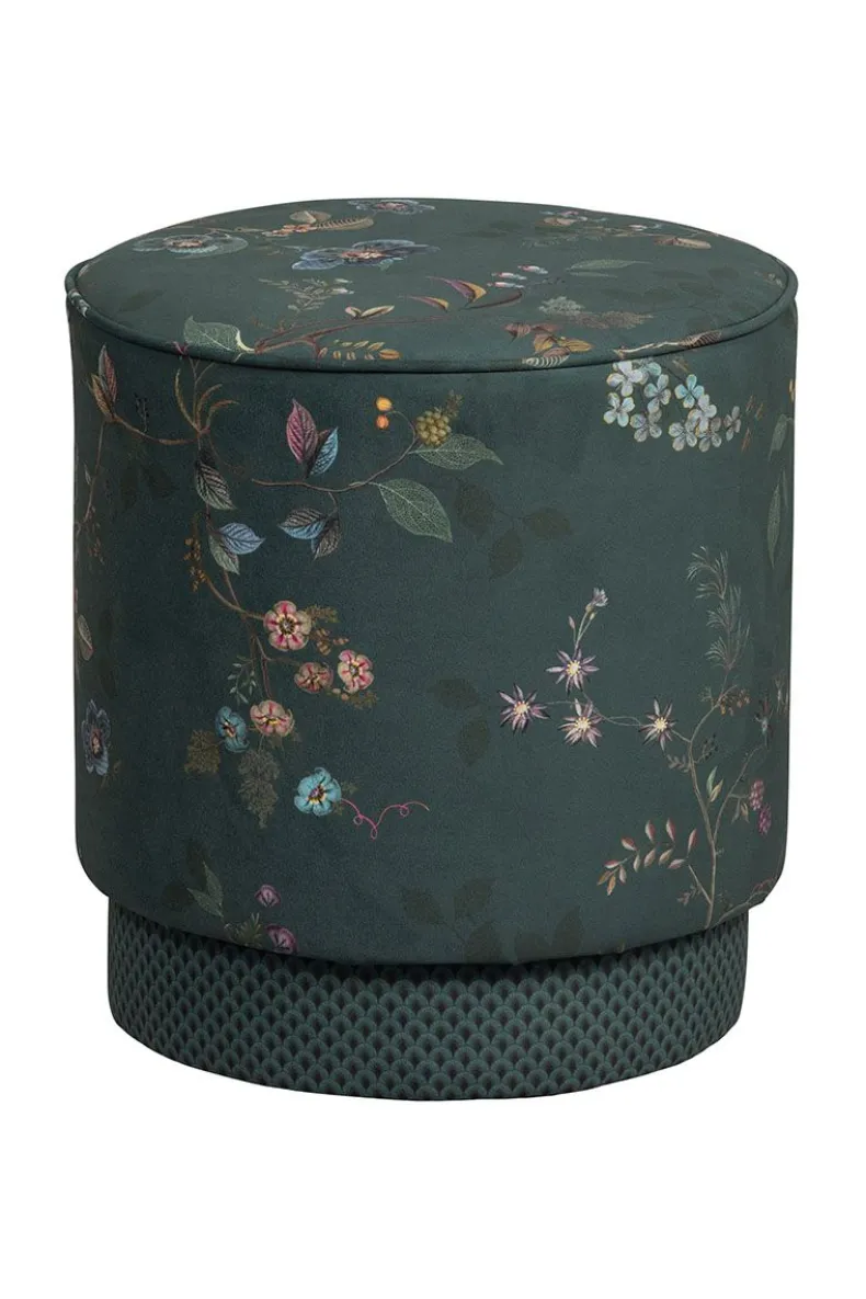 Poef Medium Kawai Flower Groen