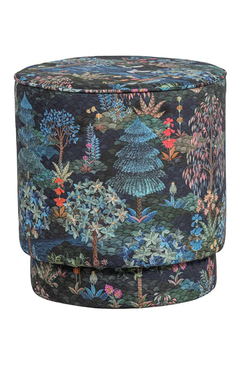 Poef Medium Pip Garden Donkerblauw