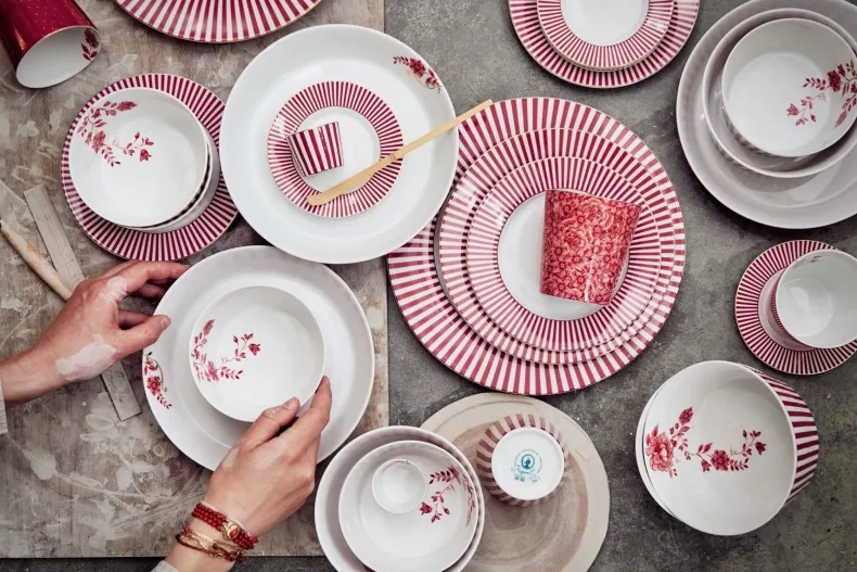 Royal Stripes Kom Donker 12Cm