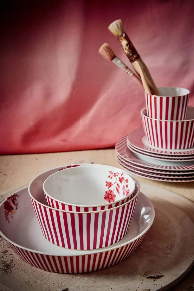 Royal Stripes Kom Donker 15Cm