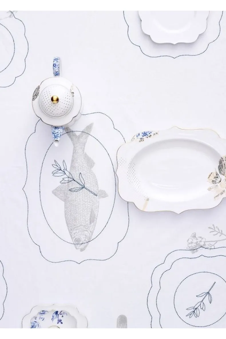 Royal White Ovale Serveer Schaal 40 Cm