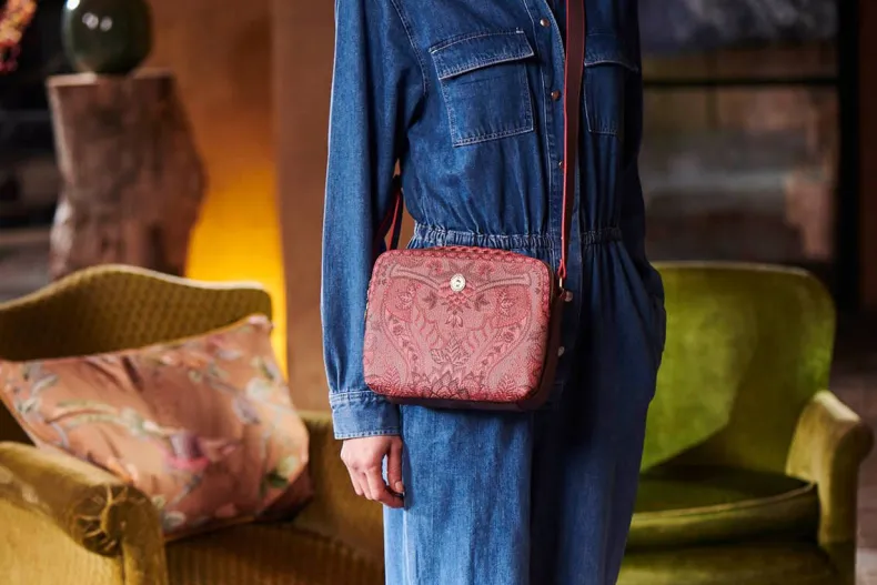 Schoudertas Medium Kyoto Festival Donker