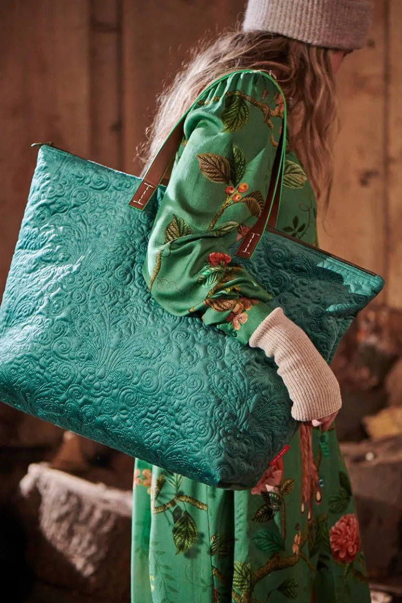 Tote Bag Velvet Quiltey Days