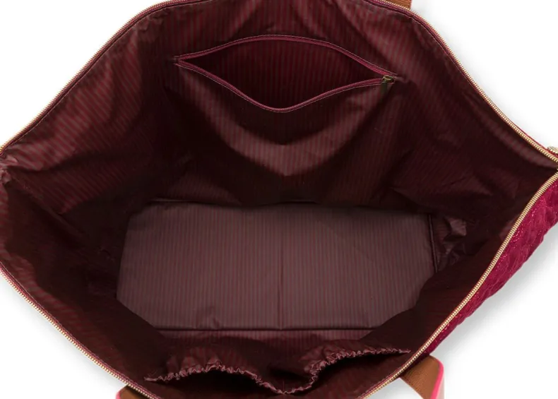 Tote Bag Velvet Quiltey Days