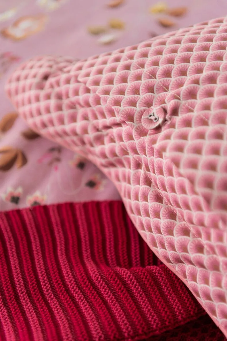 Vierkant Sierkussen Tokyo Blossom Lichtroze