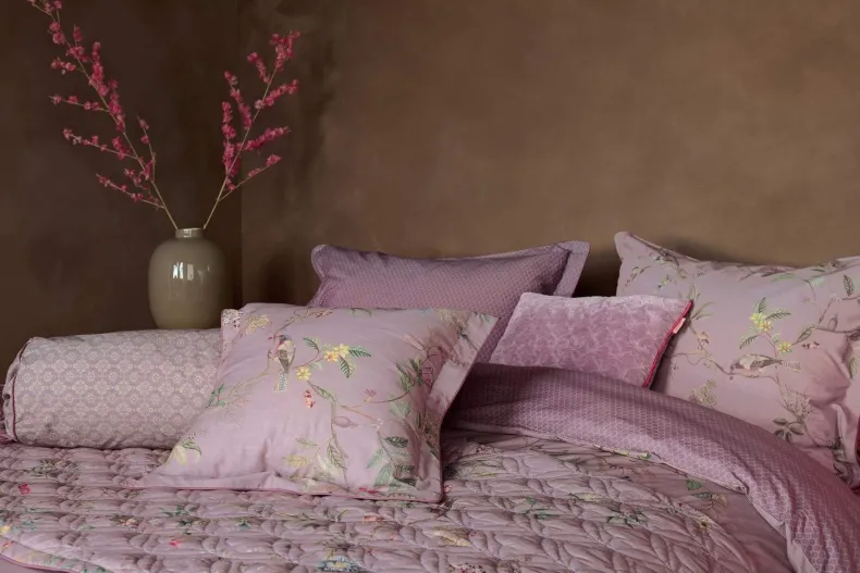 Vierkant Sierkussen Autunno Lila