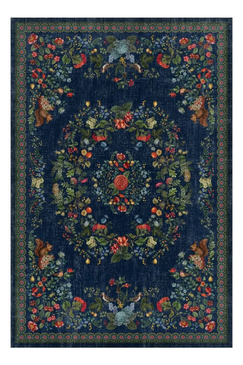 Vloerkleed Fall In Leaf By Pip Donkerblauw