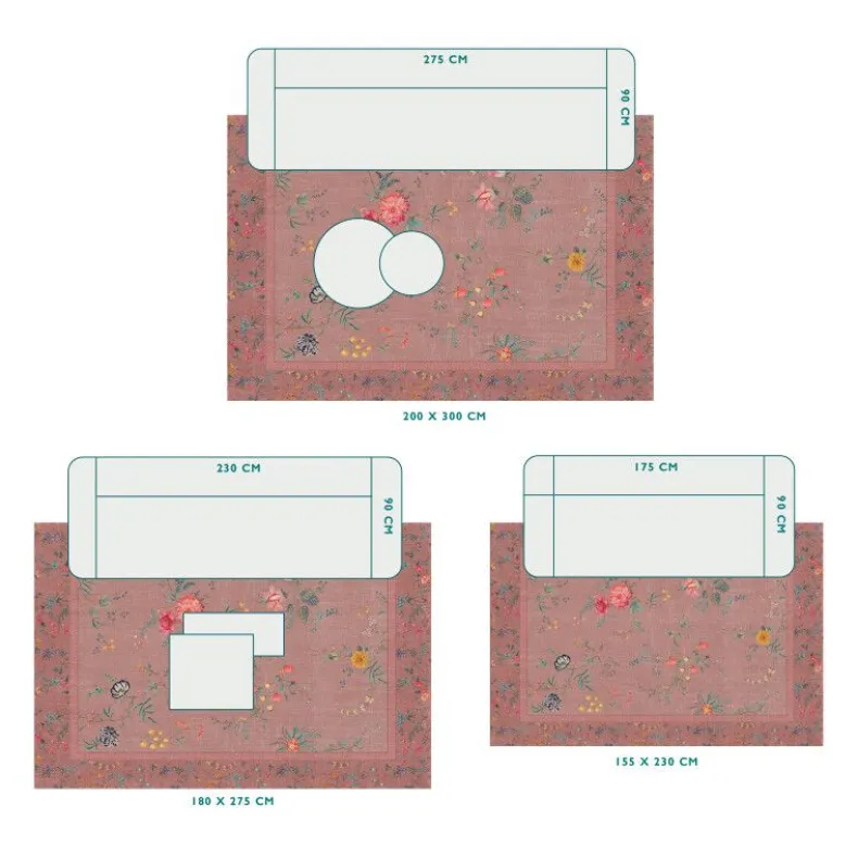 Vloerkleed Fleur Grandeur By Pip