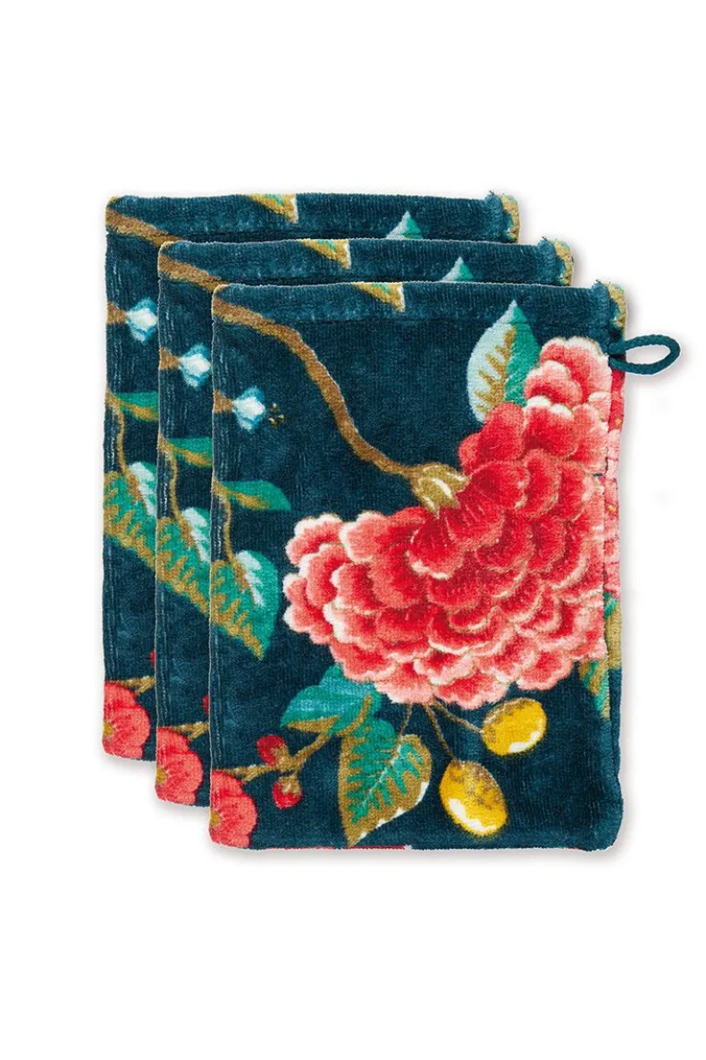 Washandje Set/3 Good Evening Donker 16X22 Cm