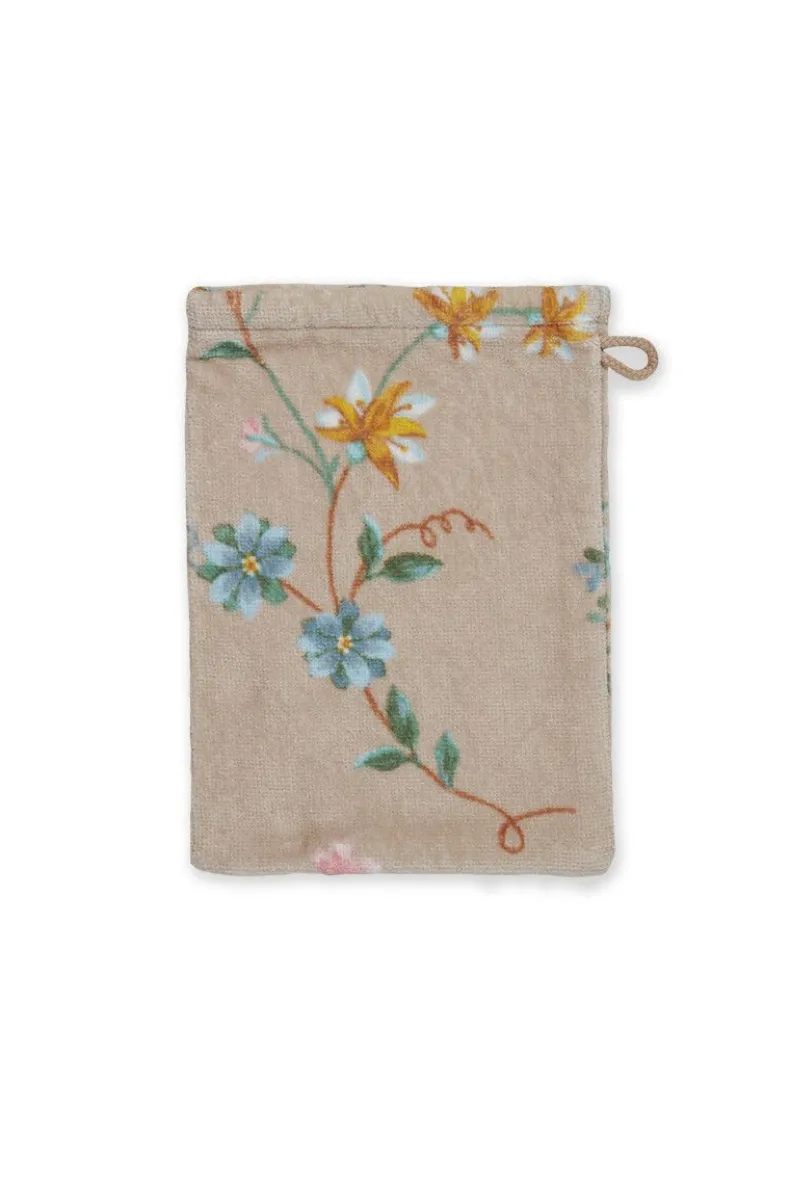 Washandje Set/3 Les Fleurs 16X22 Cm