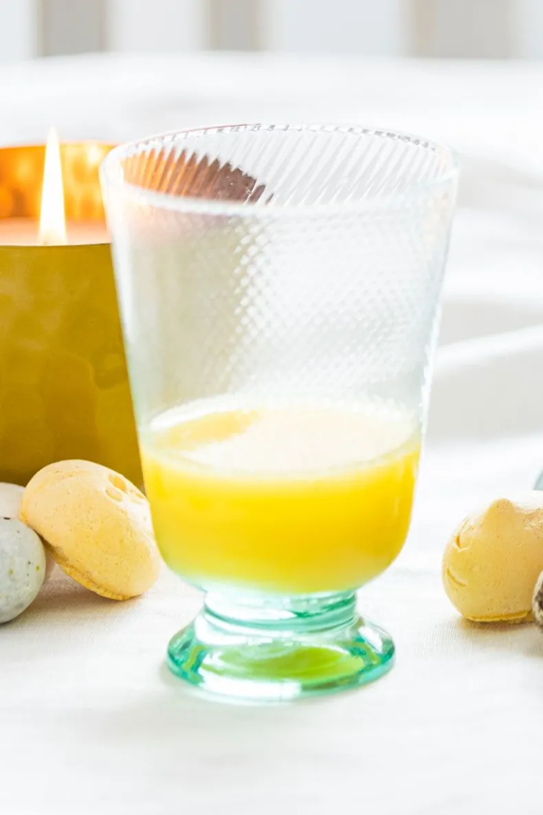 Water Glas Gedraaid Blauw