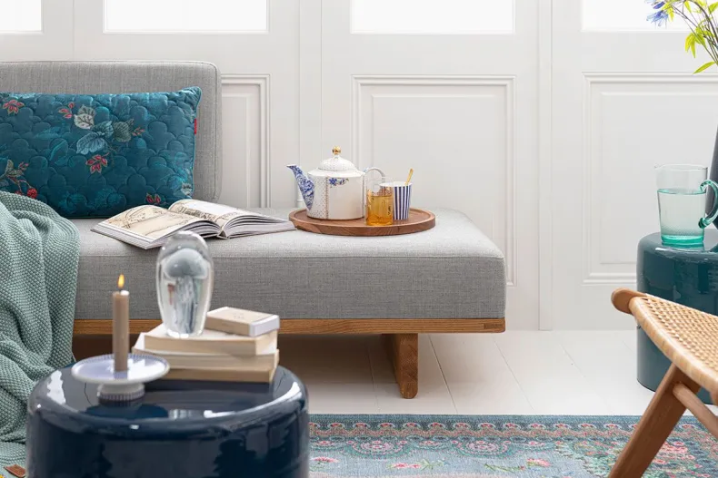 Waterkan Gedraaid Blauw