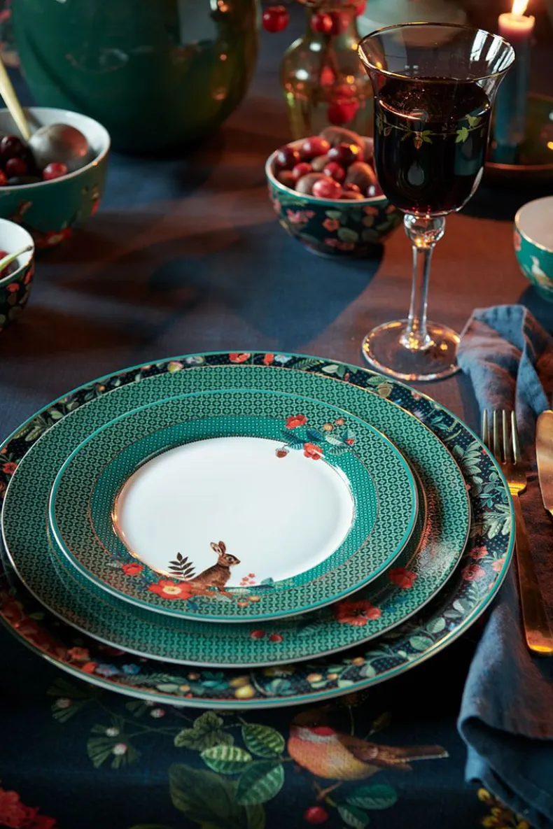 Winter Wonderland Ontbijtbord Groen 21Cm